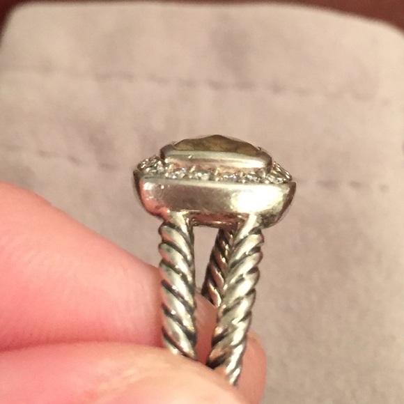 David Yurman Petite Albion Ring Citrine Size 5 - Picture 4 of 6